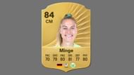 Janina Minge card in EA FC 26 (Image via EA Sports)